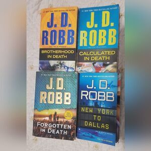 J.D. Robb death series 4 book lot